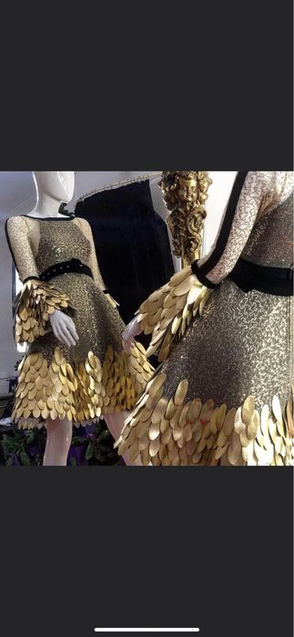 Rochie Alinka-The golden year dress- mărimea S