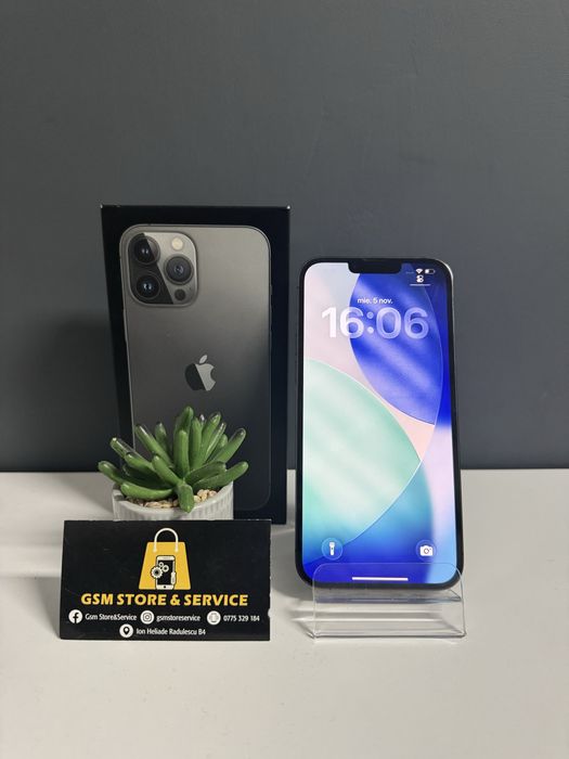 Iphone 13 Pro Max 128Gb Space Gray Bat100% Garantie Gsm Store&Service