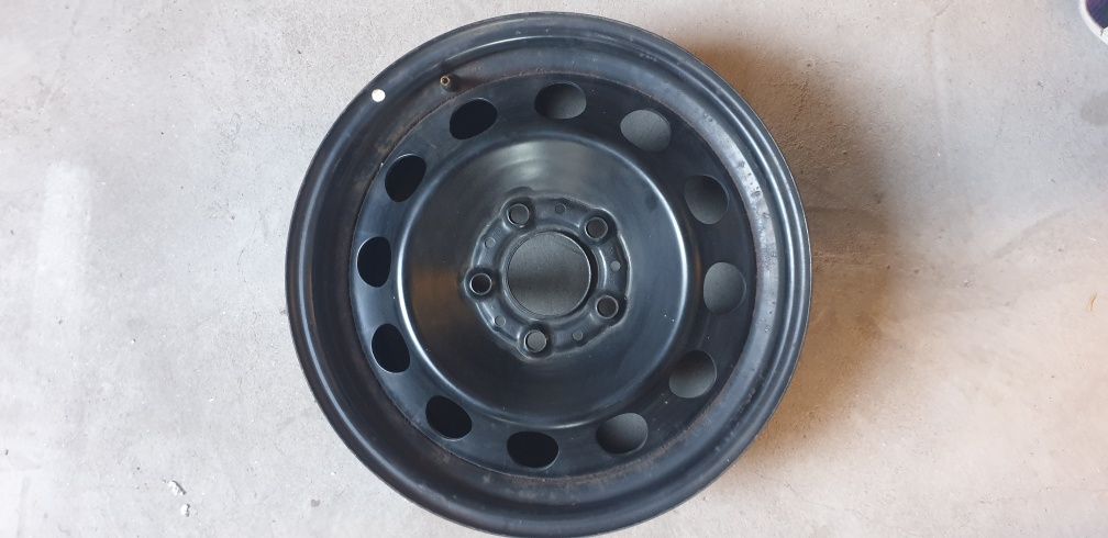 Jante tabla R16, 5x120, senzori presiune si capace roți originale Bmw