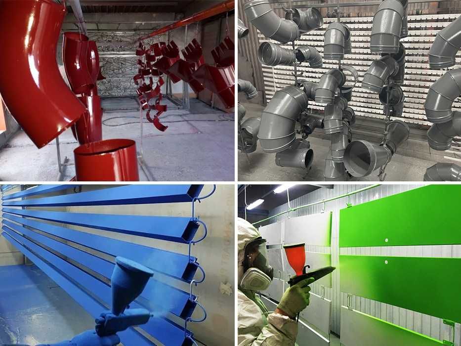 Полимерная покраска металлических изделий — порошковое покрытие