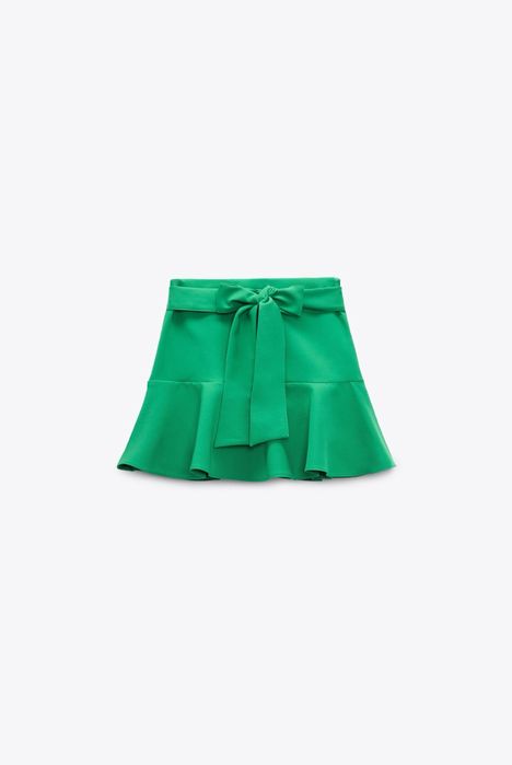 Zara Пола-Панталон в Зелен Цвят
