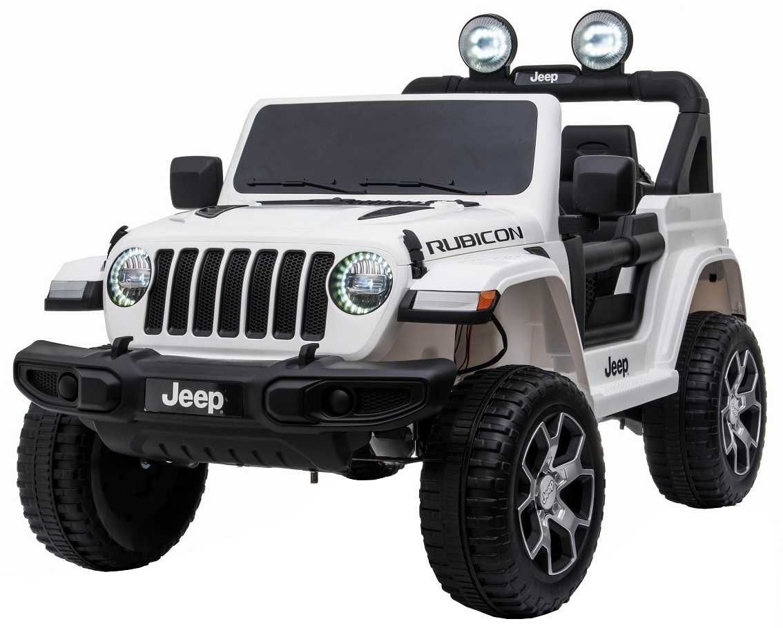 Masinuta electrica copii 2-8 ani Jeep Rubicon 180W 4x4, R.Moi Alb