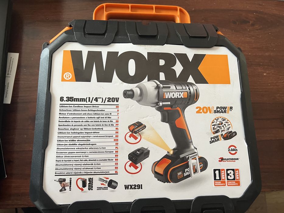 НОВ Worx wx291 акумулаторен имапкт impact