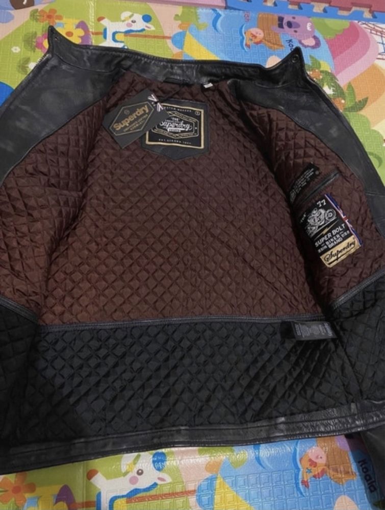 Geaca piele superdry