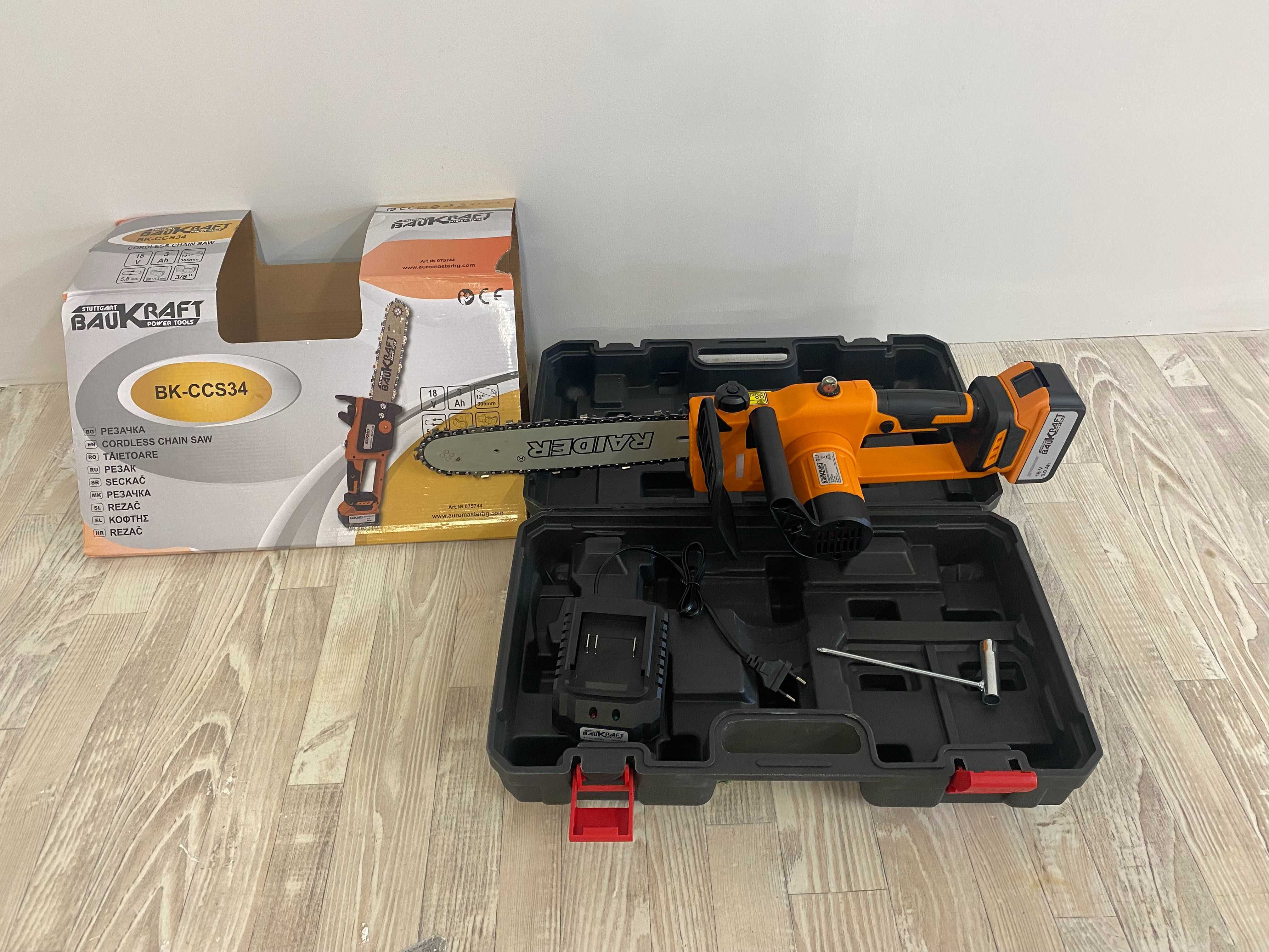 075744	Резачка 18V 305mm (12") SDS 3/8" .050" 45 3Ah куфар BK-CCS34