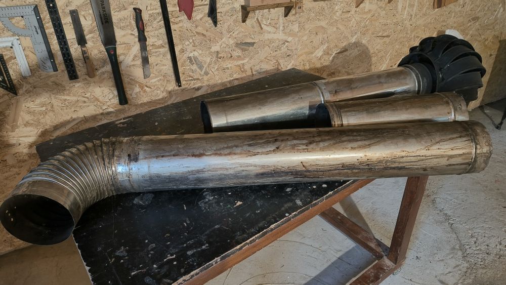 Burlane inox centrala sobă semineu