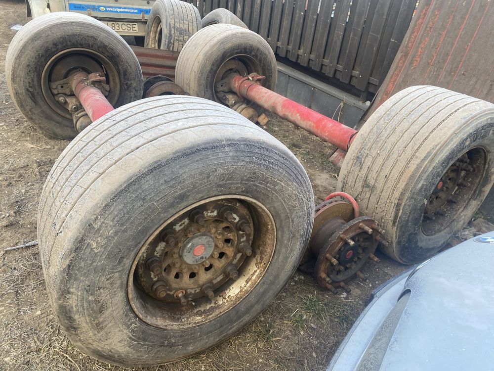 Vand axa remorca platforma dupba p trailer axa tir 8 rezon rm 2 ,900