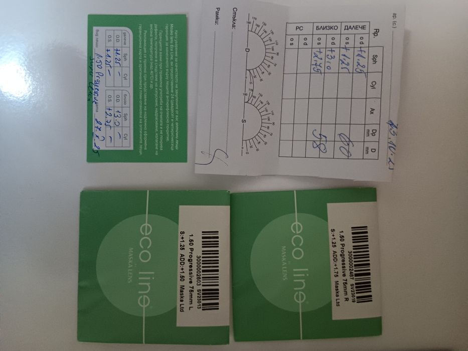 Диоптрични очила-прогресив