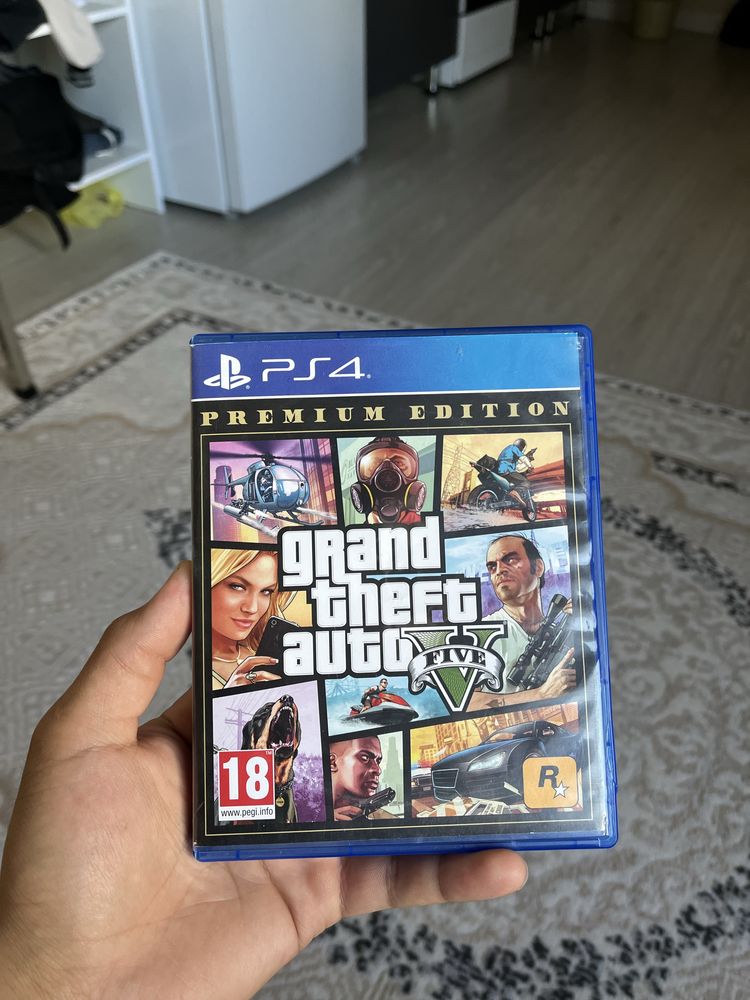Продам диск ps 4 игра гта 5