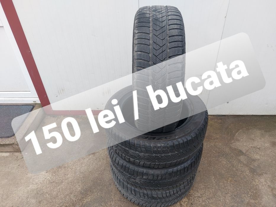 150 lei bucata! Set anvelope M+S/IARNA 225 55 17 Pirelli ! 7 mm