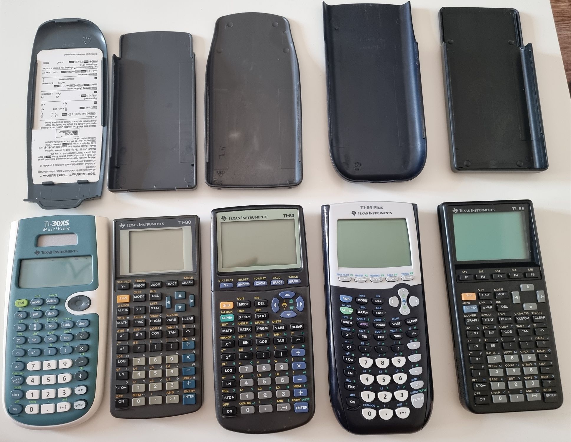 Lot 5 Calculatoare Texas Instruments