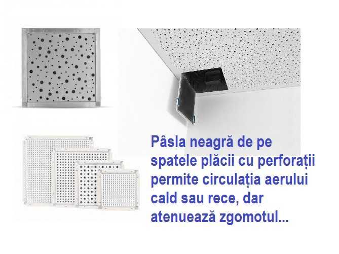 Trape pentru măști sau tavane cu perforații