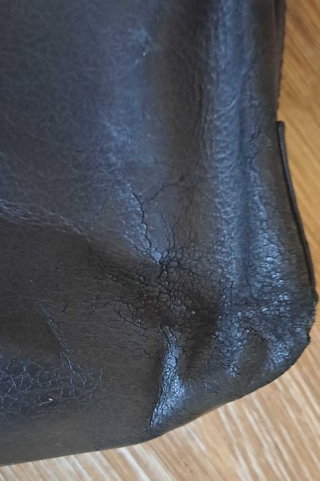 Мажка чанта естествена кожа използвана