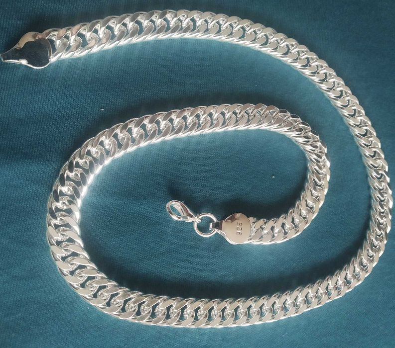 Ултра масивен, сребърен ланец-различни модели, кутия.