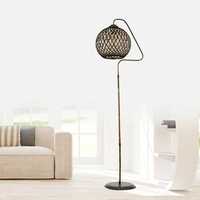 Lampa De Podea ASY156 Floor Lamp, Negru - Aur, 22 X 154 X 22 Cm