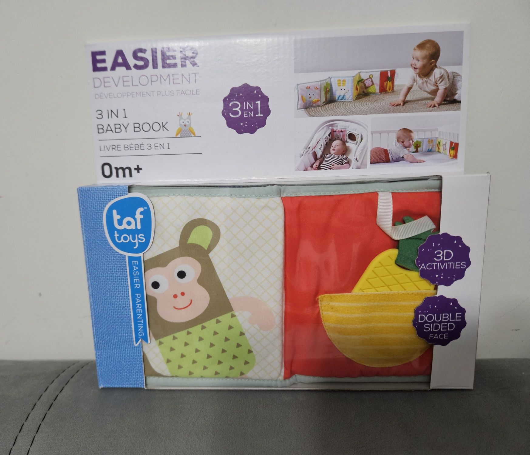 Бебешка книжка 3 в 1 Taf Toys