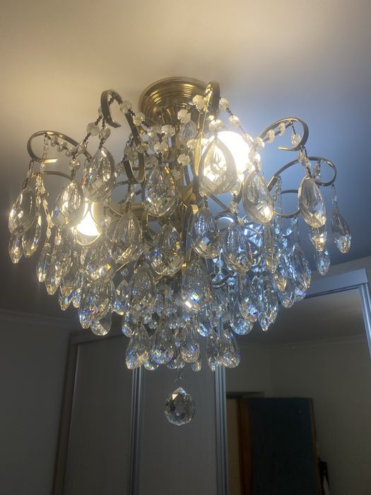 Люстра хрусталь классика