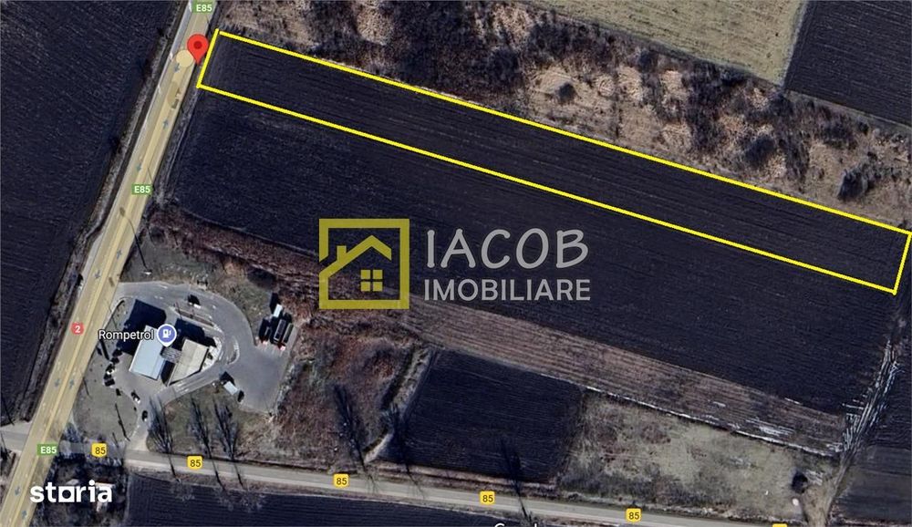 Teren intravilan, 8333 mp, la E85, comuna Secuienii Noi, jud. Neamt