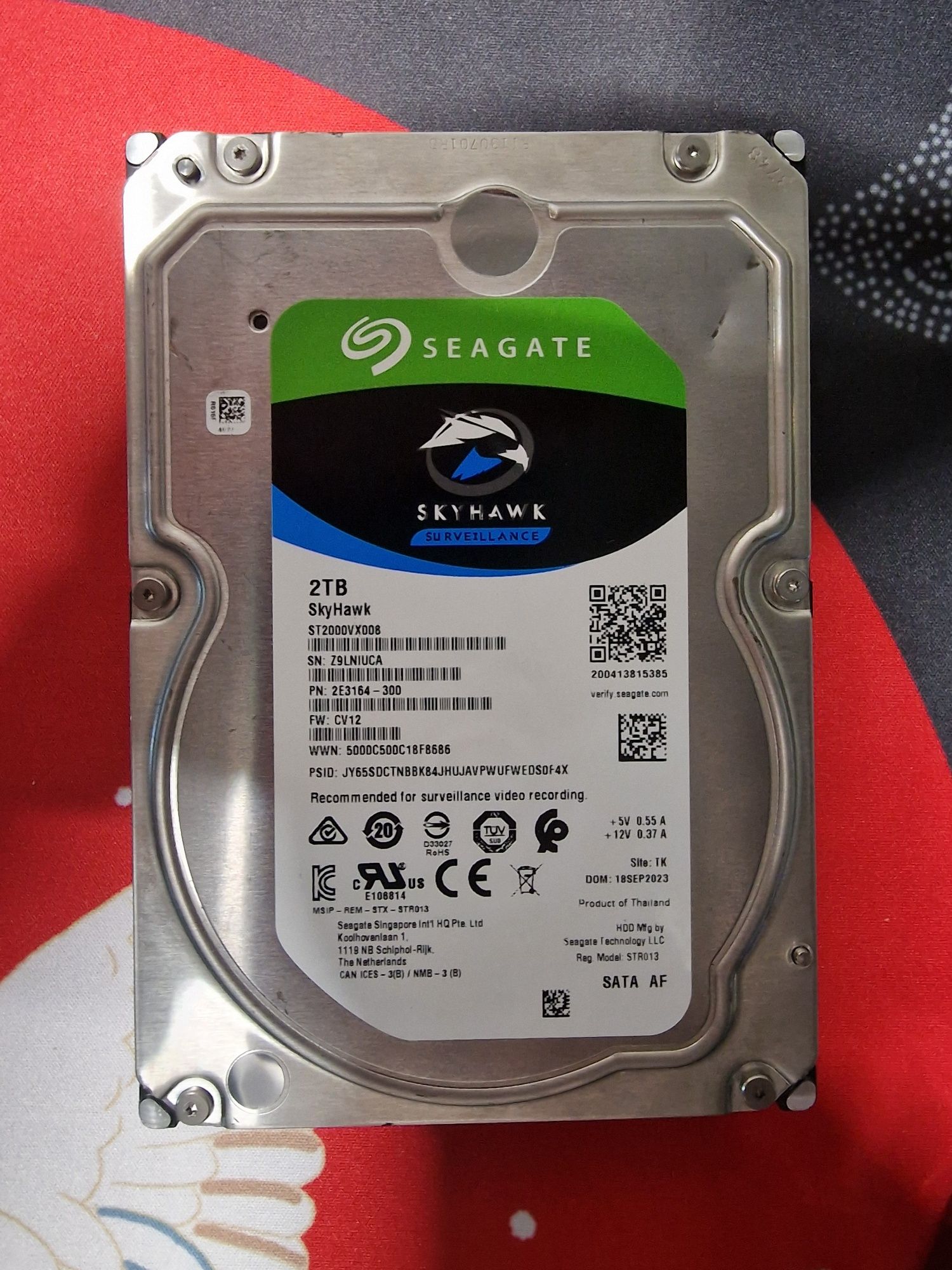 HDD Seagate Skyhawk 2tb