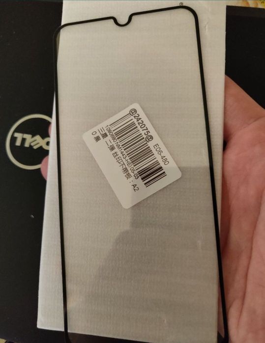 Husa bumper cauciuc silicon folie sticla samsung a20 a30 noua rosie