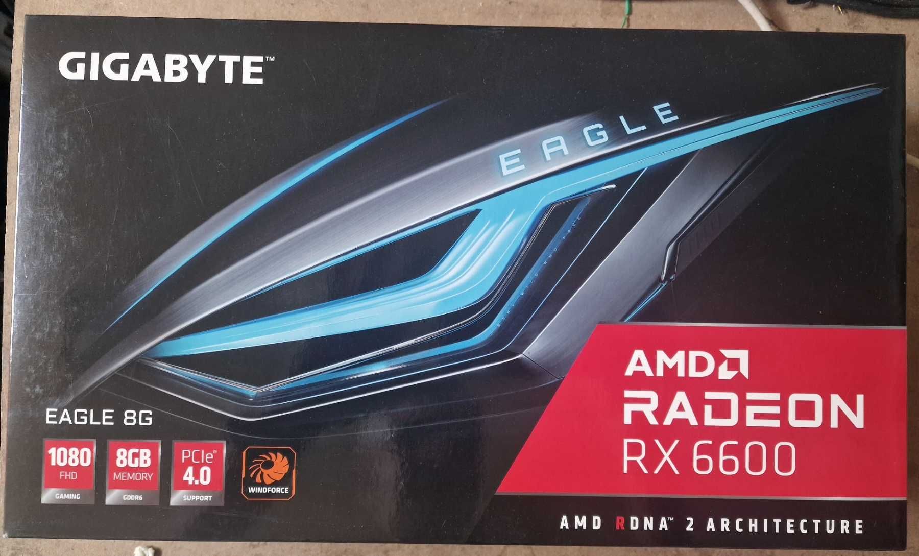 AMD Radeon Gigabyte Eagle 6600 8GB DDR6 Гаранция 3 месеца