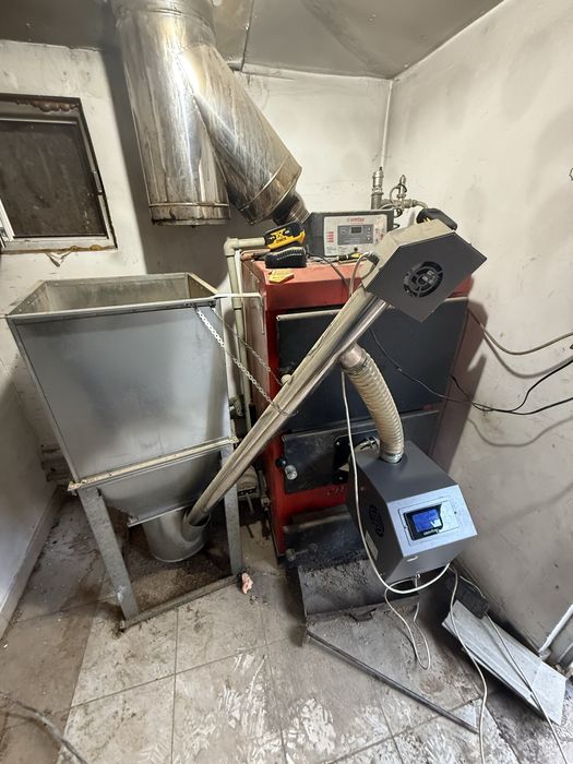 Котел Emtas 50kw и горелка Greenfire 40kw