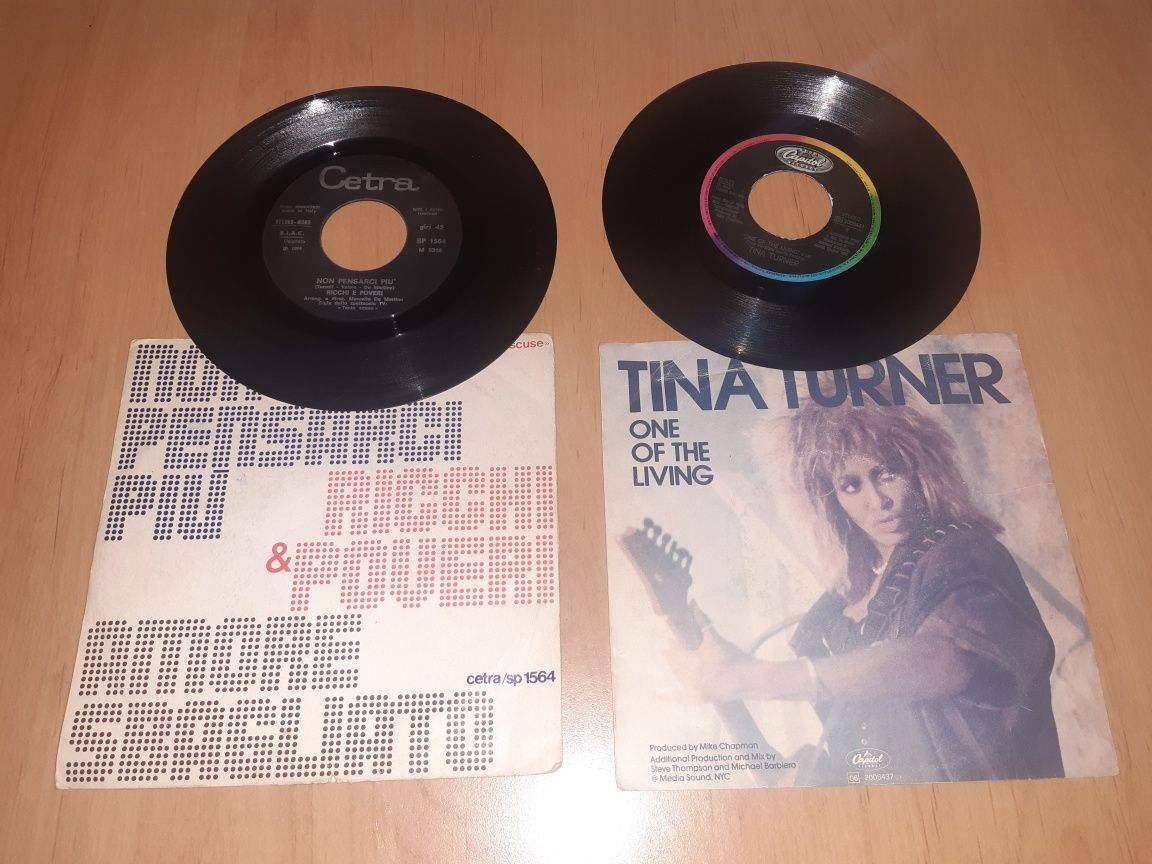 Disc vinil Adriano Celentano Tina Turner Ricchi  & Poveri