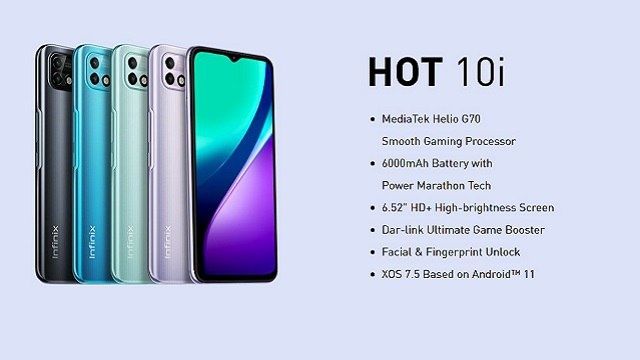 Infinix Hot 10i telefon