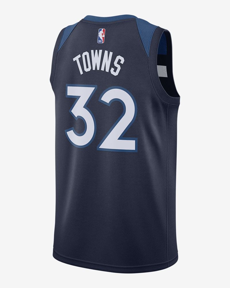 Nike NBA #32 Karl-Anthony Towns Minnesota Timberwolves Swingman Jersey