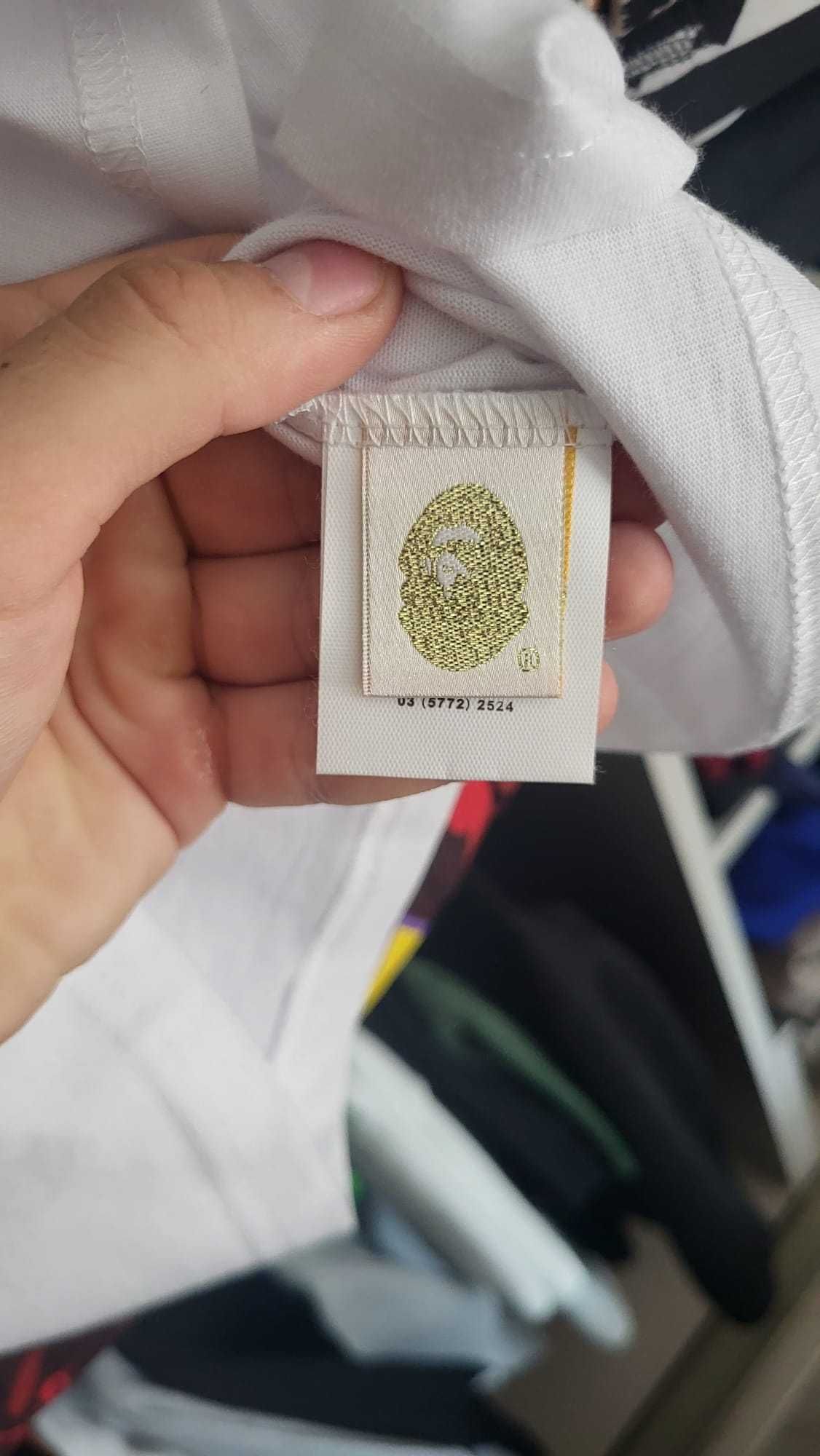 Tricou Abathing Ape Alb