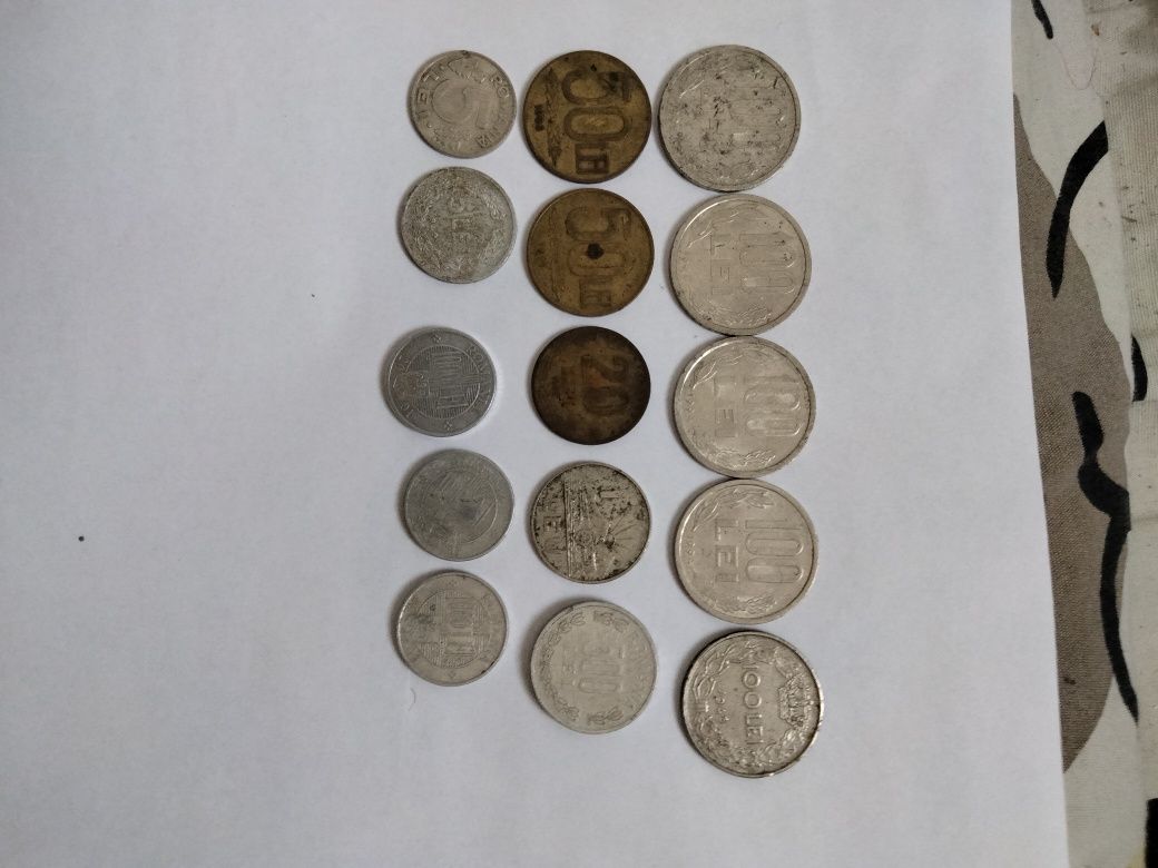 Diverse monezi din Romania
