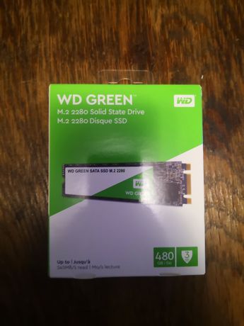Solid-State Drive (SSD) WD Green, 480GB, M.2, 3D NAND cu GARANTIE
