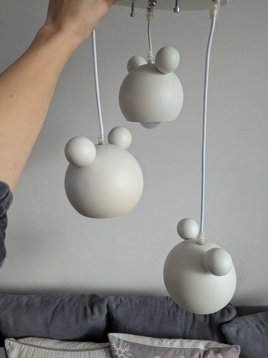 Детски метален полилей с мечета, цена 45лв