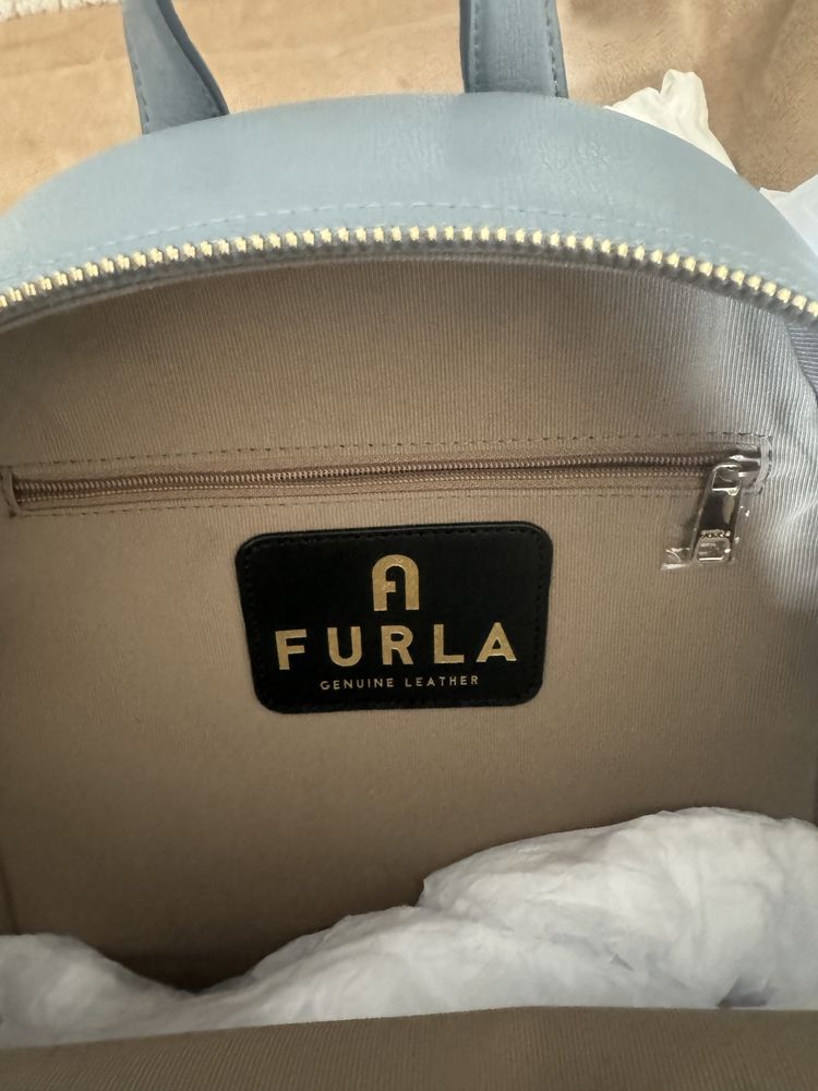 FURLA оригинална раница естествена кожа