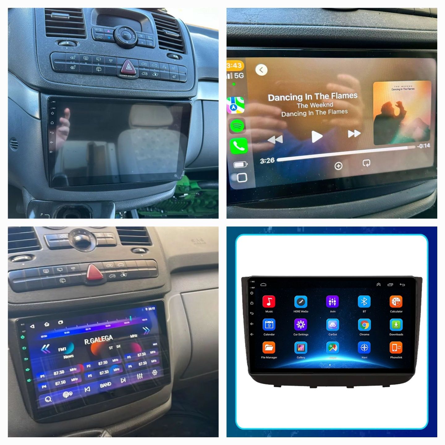 Navigatie Android 6gb Ram  Mercedes Sprinter,Vito,B200,W209,W245,W639