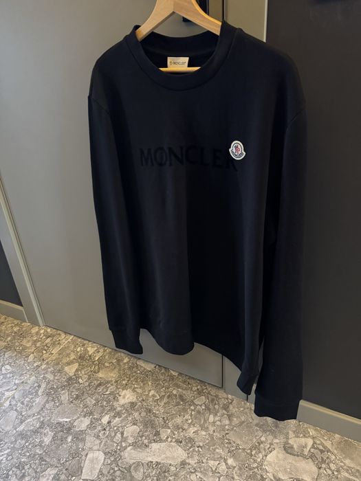 Оригинална мъжка черна фланела Moncler