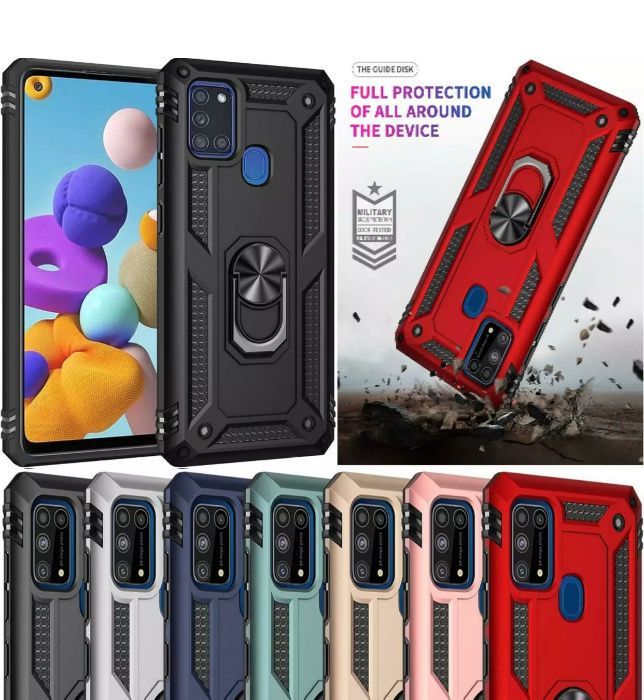 Husa hybrid ARMOR cu inel Samsung Galaxy A21s, A41, A51, A51 5G, A71