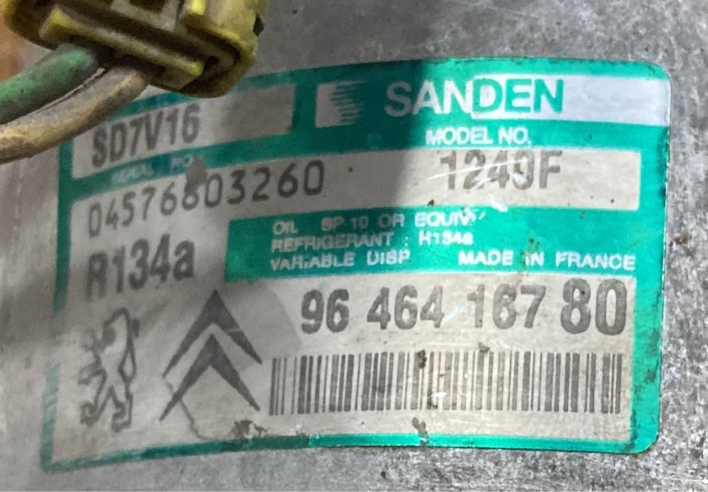 Peugeot 307 2.0hdi 110кс Компресор климатик