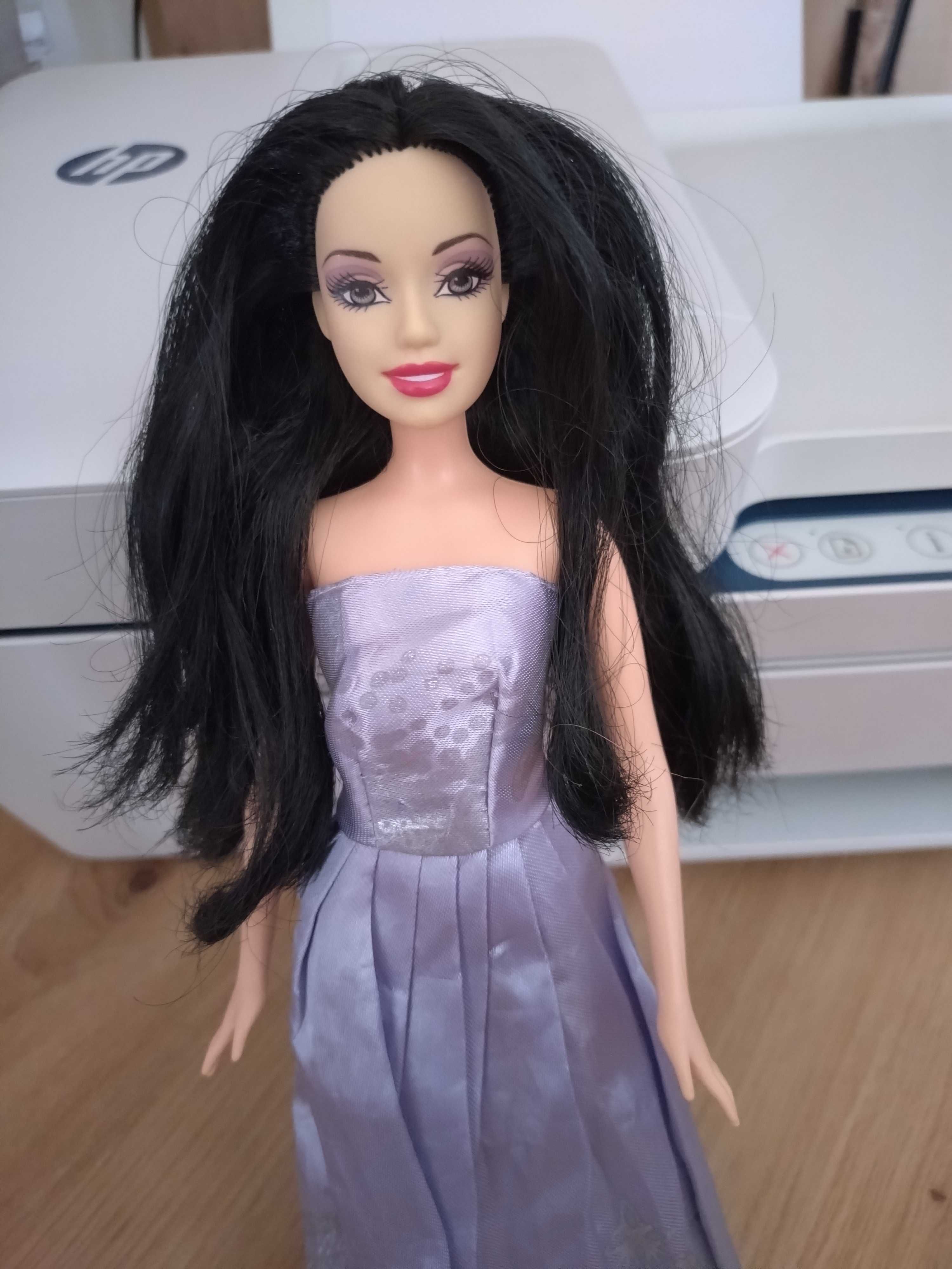 барби с черна дълга коса колекция Barbie мател