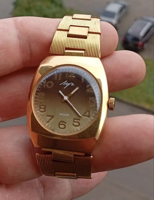 Винтажные механические часы СССР Луч