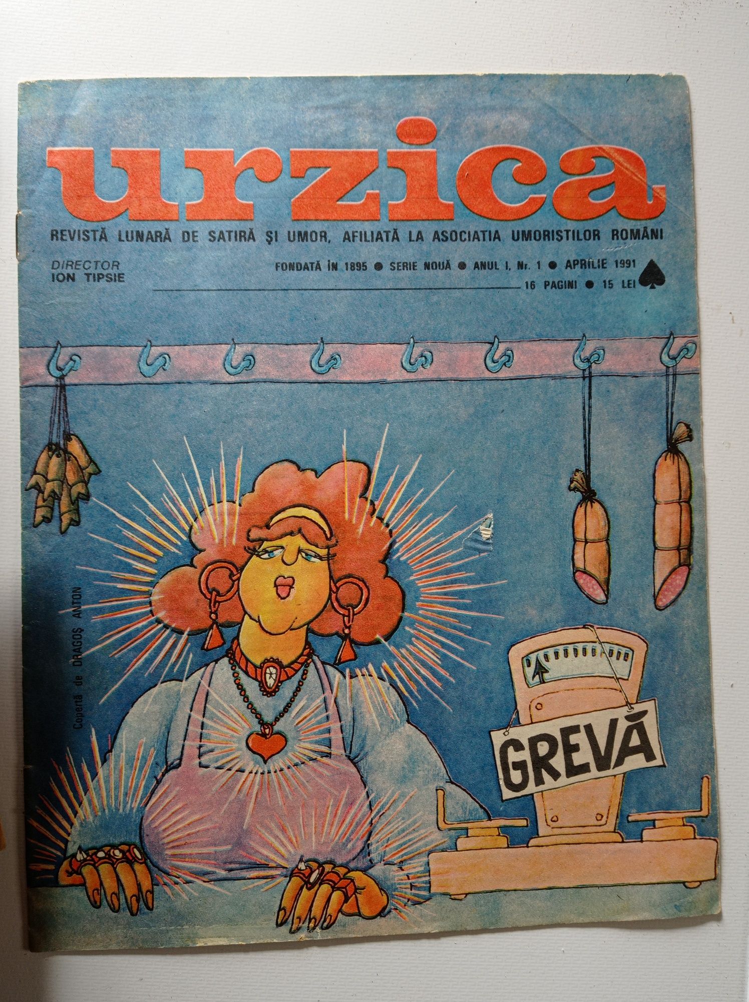 Lot 130 de reviste Urzica, anii 50-90.