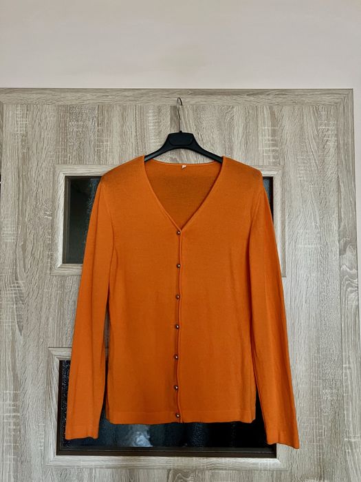 Оранжева жилетка вълна и кашмир