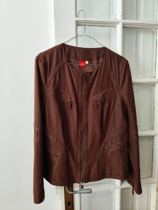 Jacheta / sacou  din piele întoarsă eco