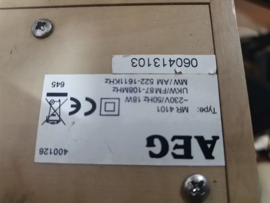 Aeg pt piese sau restaurare