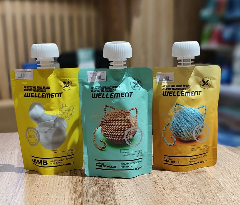 Кремовое лакомство для кошек Wellement 80гр