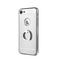 Husa pentru Apple iPhone 7 Plus, GloMax 3in1 Ring PerfectFit, Silver