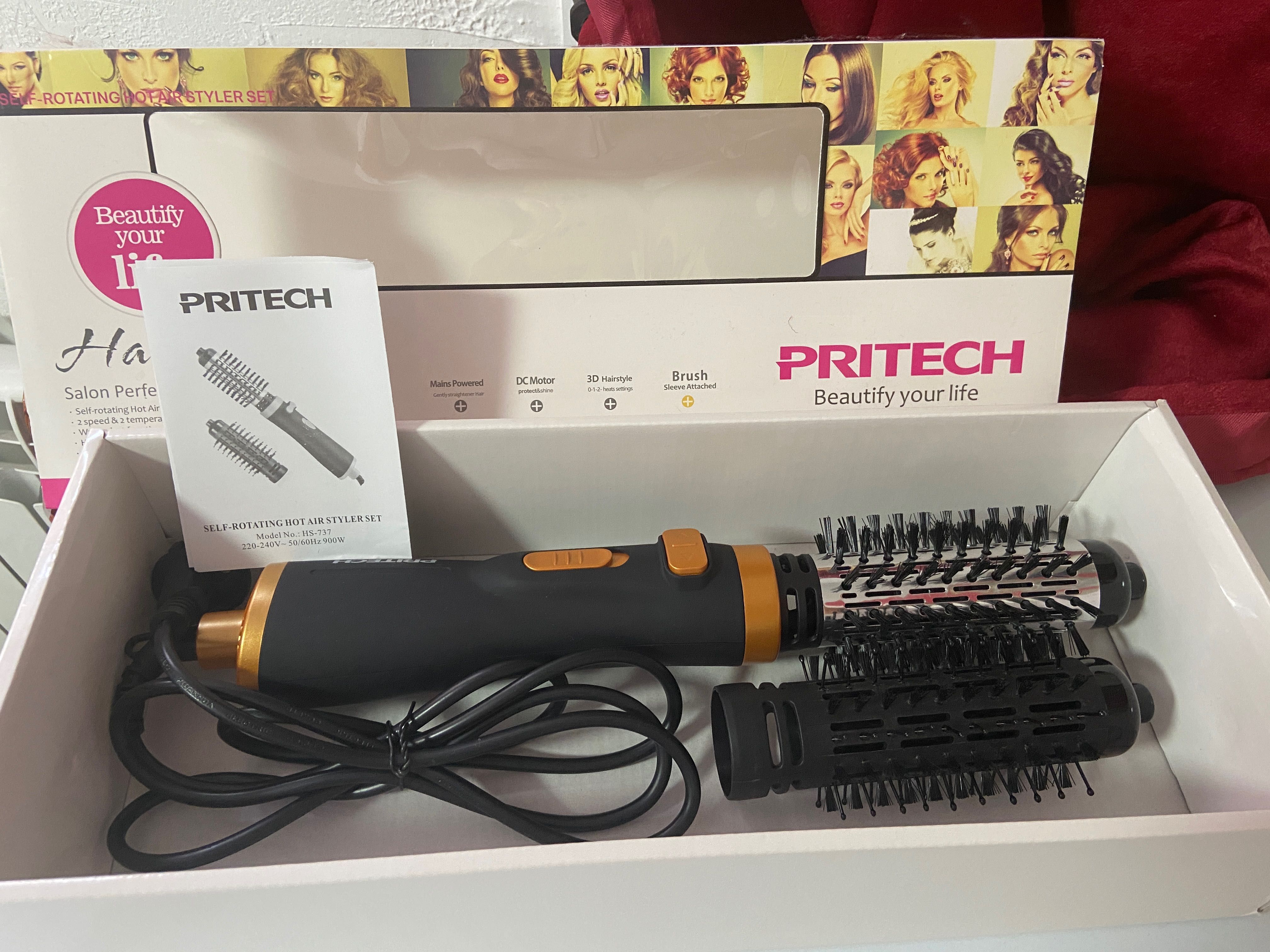 Pritech HS-737 фен-щетка 900 W