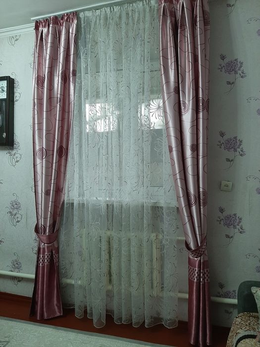 Шторы и тюли для гостиной)