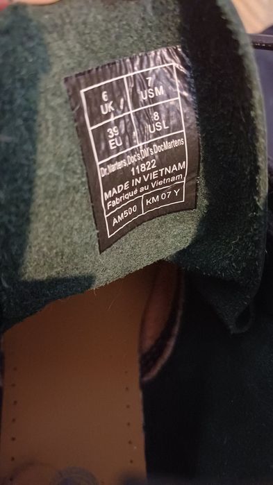 Dr.Martens зелени кубинки