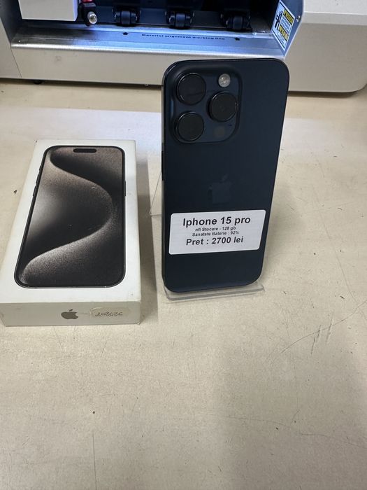 Iphone 15 pro / 128 gb / garantie